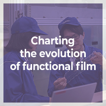 Charting the evolution of functional film