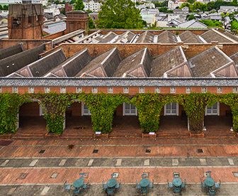Kurashiki Ivy Square A factory environment made better through the power of nature Present day